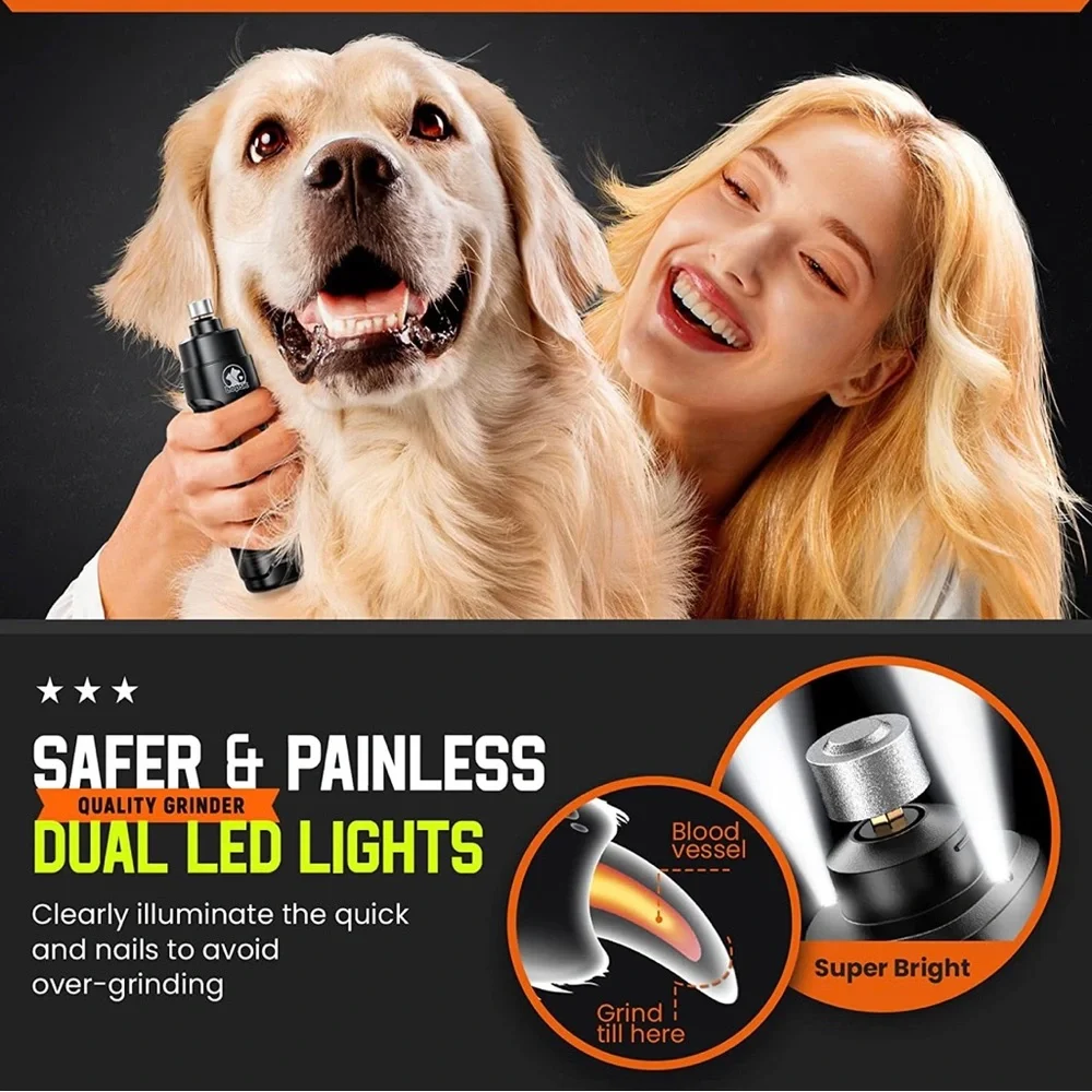 Dog Nail Grinder Trimmer